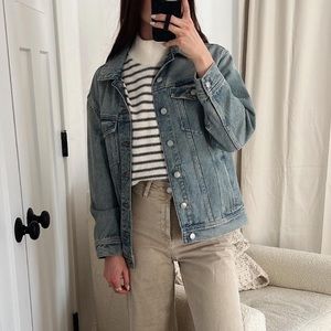Oversized denim jacket